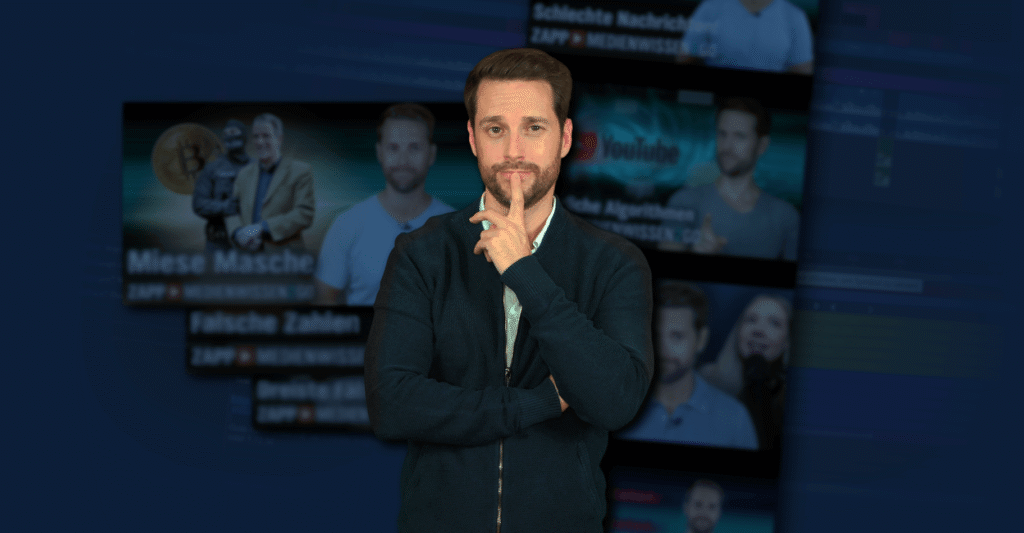 Portfolio Projekt Cover Bild Medienwissen2Go Mann denkt nach